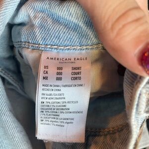 American Eagle Outfitters Sky Blue Ankle Jeans